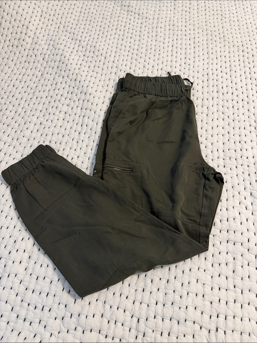 Banana Republic Olive Green Cargo Jogger Pants